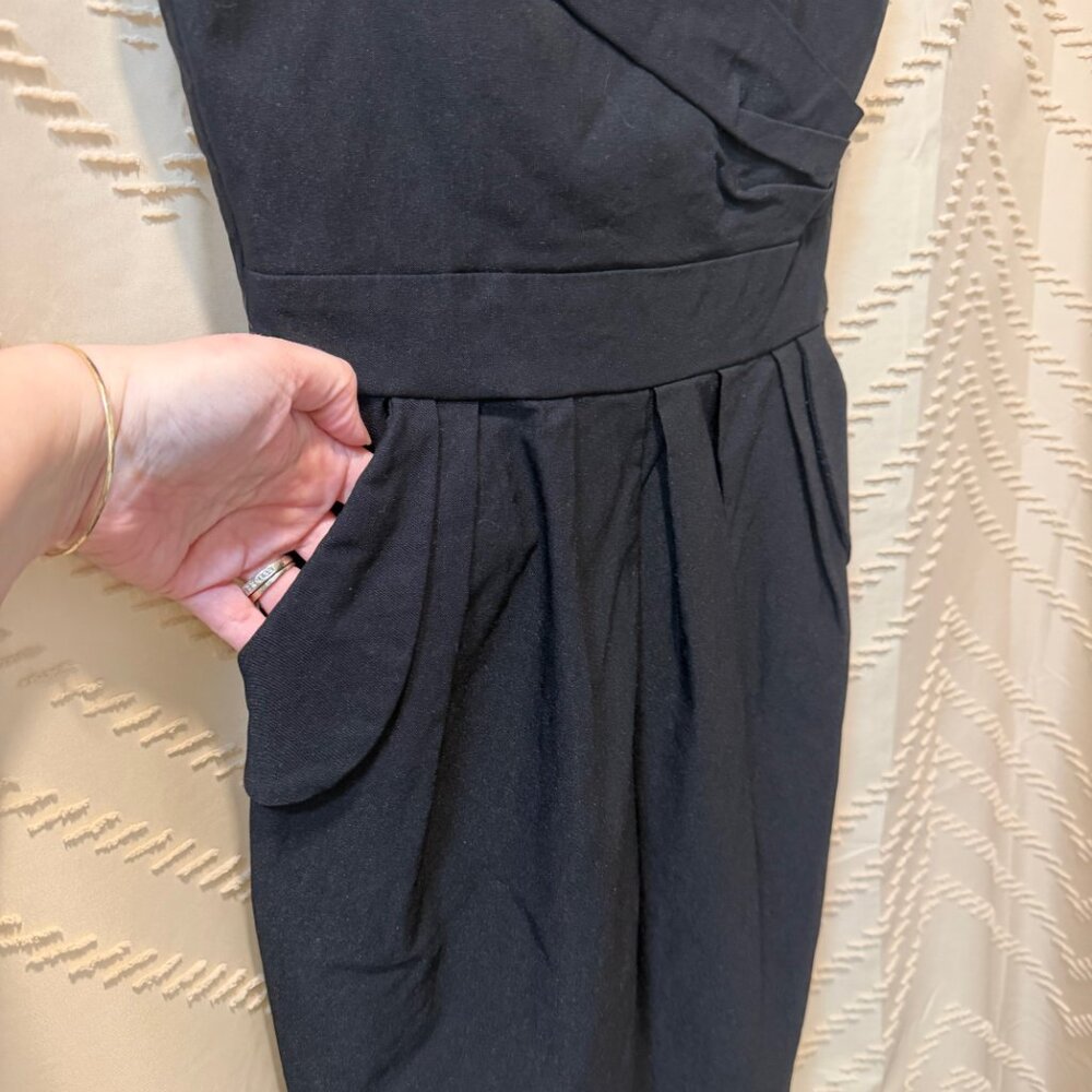 Ruby Fox Black Cocktail Dress Size 13 Y2K Strapless Made USA - Picture 4 of 10